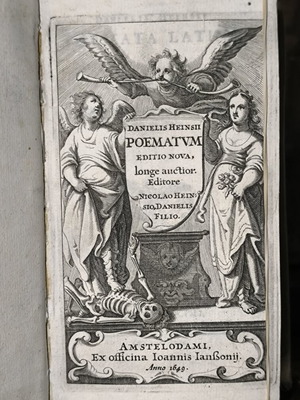 Poemata Latina et Graeca 1649 употребявано издание от Daniel Hensius