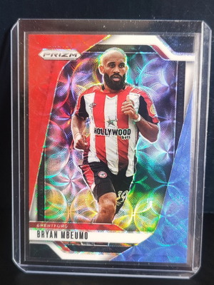 Bryan Mbeumo Choice Red White Blue Prizm card like new