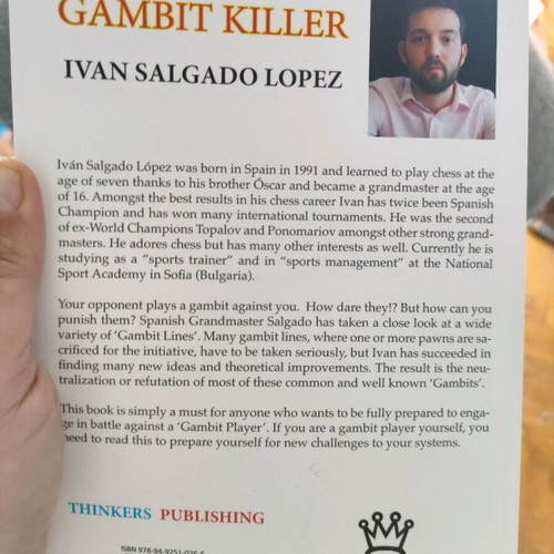 Gambit Killer book new for chess in English