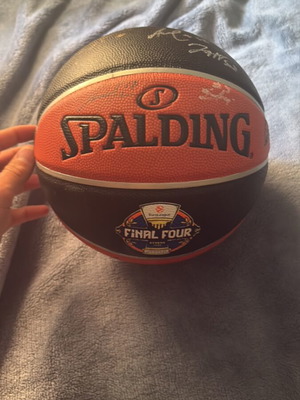 Μπάλα μπάσκετ Spalding Euroleague Final Four με υπογραφές, καινούργια, γνήσια