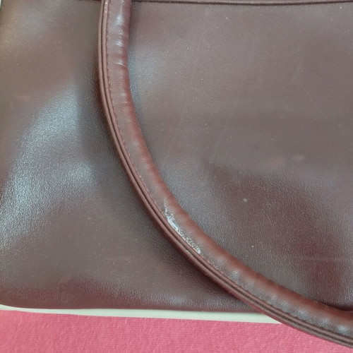 Nike vintage leather shoulder bag 90's used, multicolor