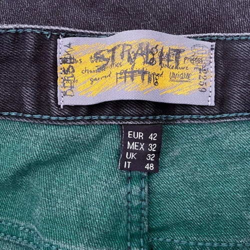 Bershka Straight Pant used, size EUR 42, black pants