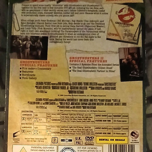 Ghostbusters 1 & 2 DVD gift set with Greek subtitles
