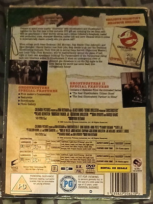 Ghostbusters 1 & 2 DVD gift set with Greek subtitles