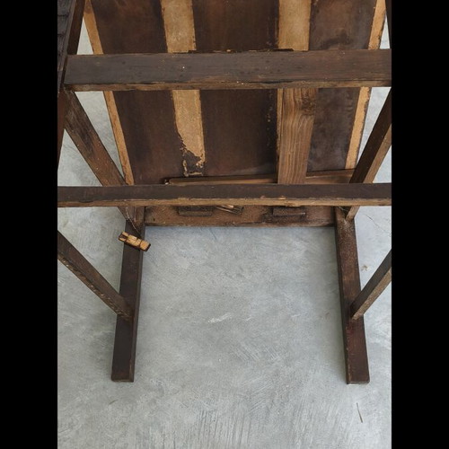 Skyrian furniture set used, table and 4 chairs, 1950s wood