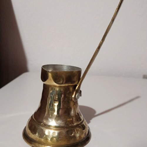 Hammered copper briki like new for Greek coffee