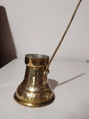 Hammered copper briki like new for Greek coffee