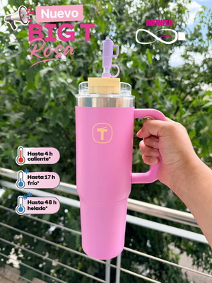 Tupperware Big T thermos 1.1 L + 630 ml set with 2 lids