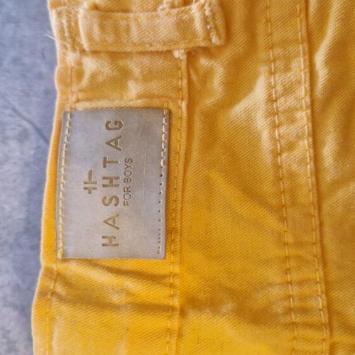 Yellow children's bermuda shorts new