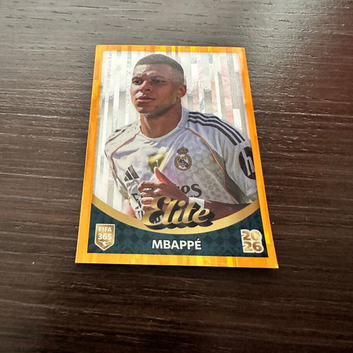 Panini FIFA 365 2026 Kylian Mbappé Elite Orange Bronze Parallel sticker new