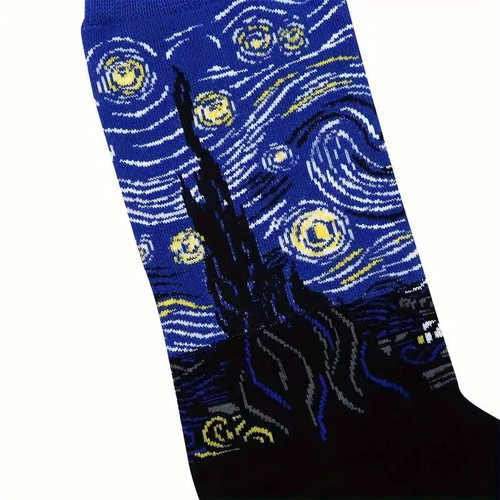 Socks with Design from Famous Painting New Unisex