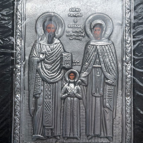 Silver Byzantine icon like new