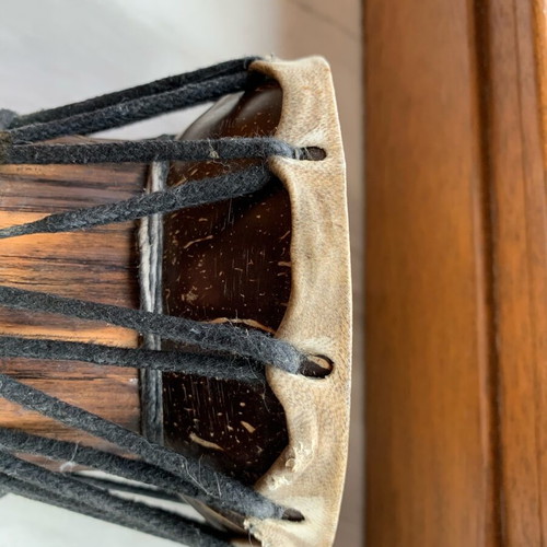 Handmade tumbrelki used from Indonesia with leather