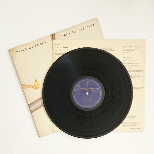 Paul McCartney Pipes Of Peace vinyl album near mint Greek edition 1983