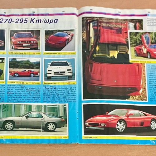 Auto 100-400 Panini sticker album used (1993)