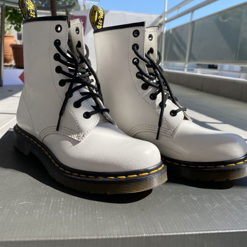 Dr.Martens boots used, white, size 38