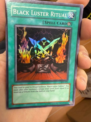 Yu-Gi-Oh Black Luster Soldier και Ritual χρυσές κάρτες σαν καινούργιο