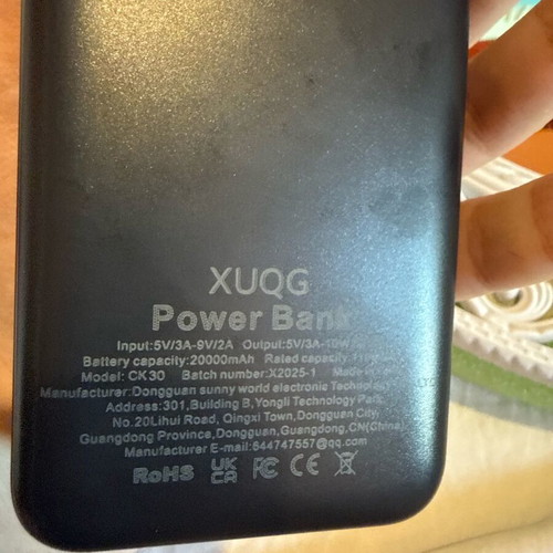 Power Bank 20,000mAh Type-C like new with fast charging