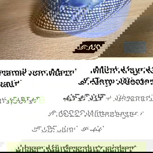 Marzi & Remy Westerwald млечник керамика като ново