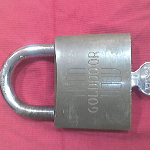 Large padlock used heavy-duty with one key