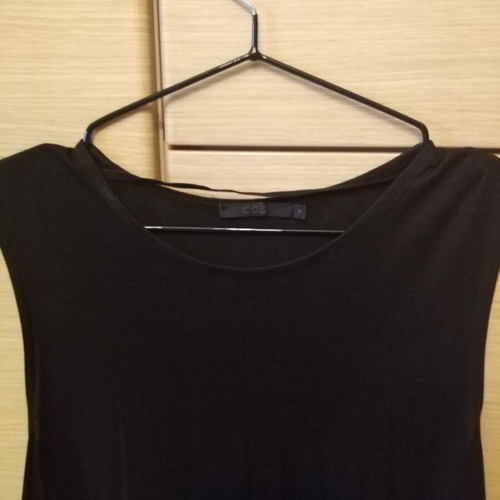 Cos black sleeveless asymmetric dress like new