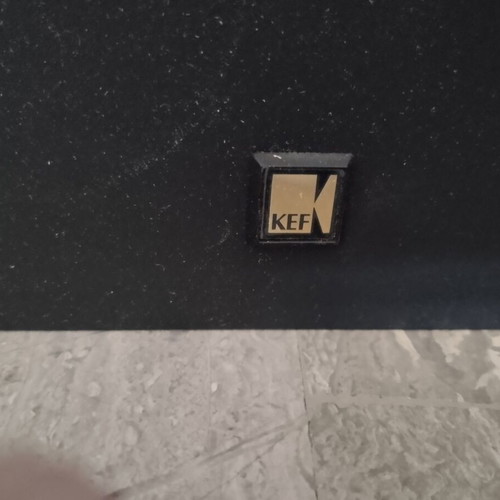 Kef speaker cabinets used, with replaced internal speakers