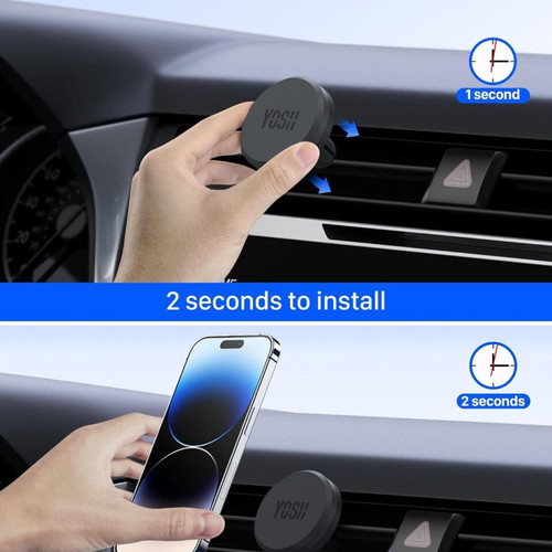 Car phone holder with magnet like new
