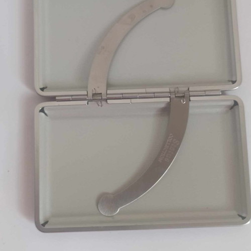 Vintage cigarette cases used, set of 3, leather and fabric