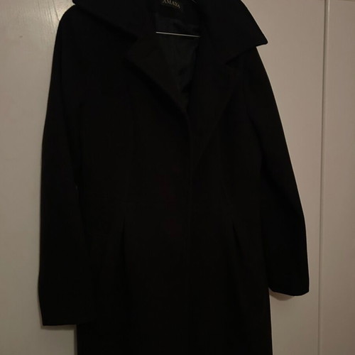 Women's black coat large like new