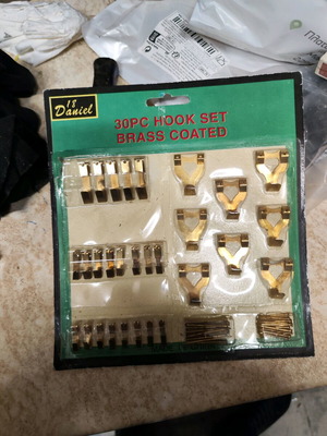 Γάντζοι για πίνακες καινούργιο σετ 30 τεμαχίων