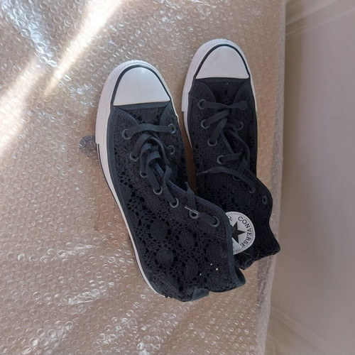 Converse All Star women's athletic shoes used, size 38, black
