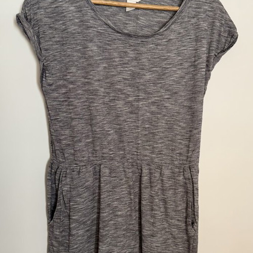H&M casual dress Small gray used