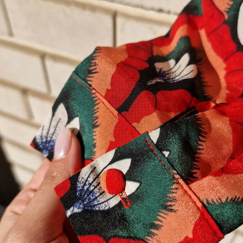 My Look shirt colorful with elegant flower design like new, size S