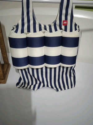 Archimede children's one-piece swimsuit like new with floatation and protector