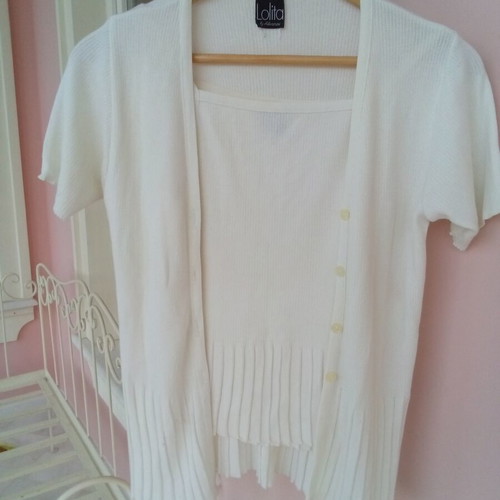 Women's top with cardigan size small like new