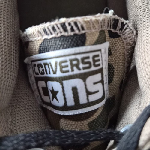 Converse All Star khaki camouflage sneakers size 38