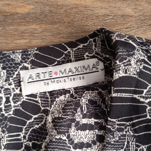 Arte Maxima dress size S like new, black and white