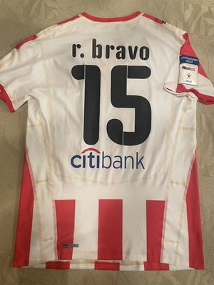 Φανέλα Ολυμπιακού matchworn issued Raul Bravo μέγεθος large 2008/9