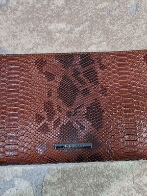 Τσάντα χειρός Achilleas Accessories σαν καινούργιο, καφέ