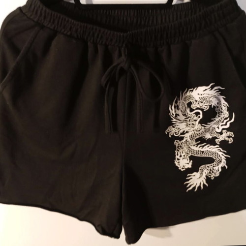 Shein shorts used, pack of 3, size small, black and white