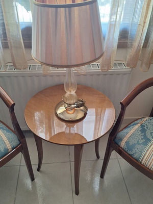 Table lamp 63 cm height with Murano glass