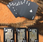Waterproof plastic playing cards like new