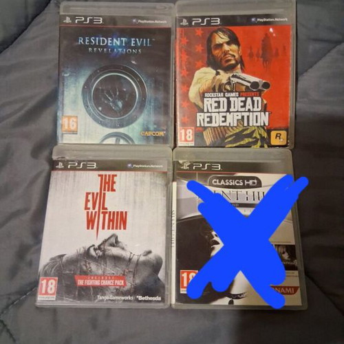 PS3 games used, pack of 3