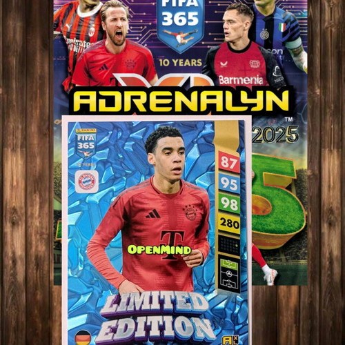 jamal musiala limited edition card Football Trading Card Chrome-Jamal Musiala-Germany-Panini Adrenalyn XL Fifa  World Cup 2026-LE40-Limited Edition