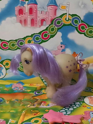 Vintage My Little Pony G1 El Greco Blue Belle used, Greek edition