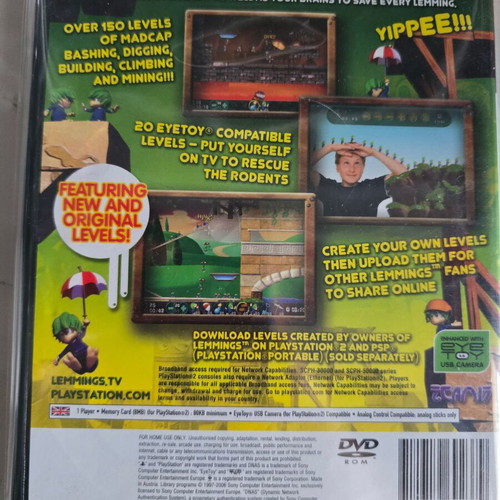 Lemmings PS2 game