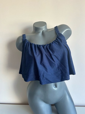Swimsuit top new, size XL, blue