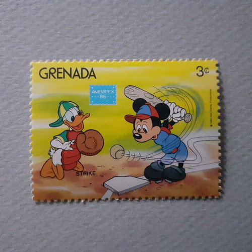 Walt Disney Grenada Stamp Set 6 Mint Ameripex Philatelic '86