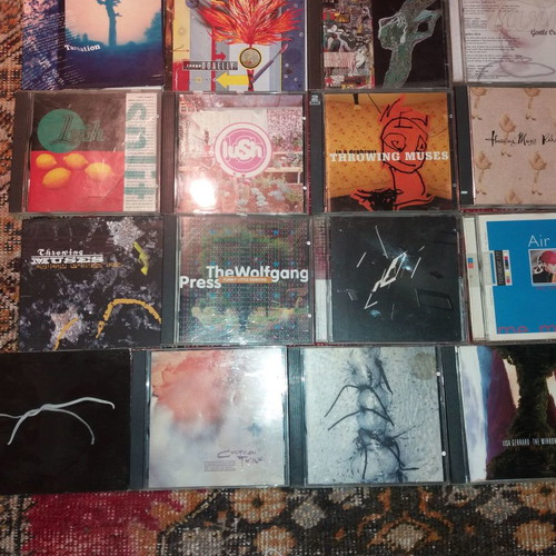 4AD CD collection used, 19 discs, rock
