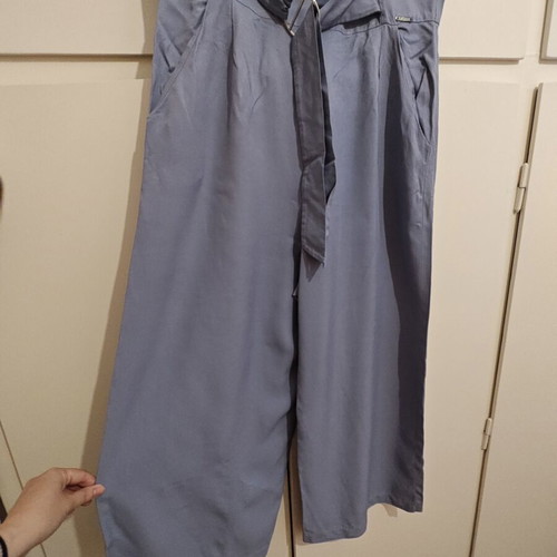 Regalinas jumpsuit medium used, sleeveless turquoise blue